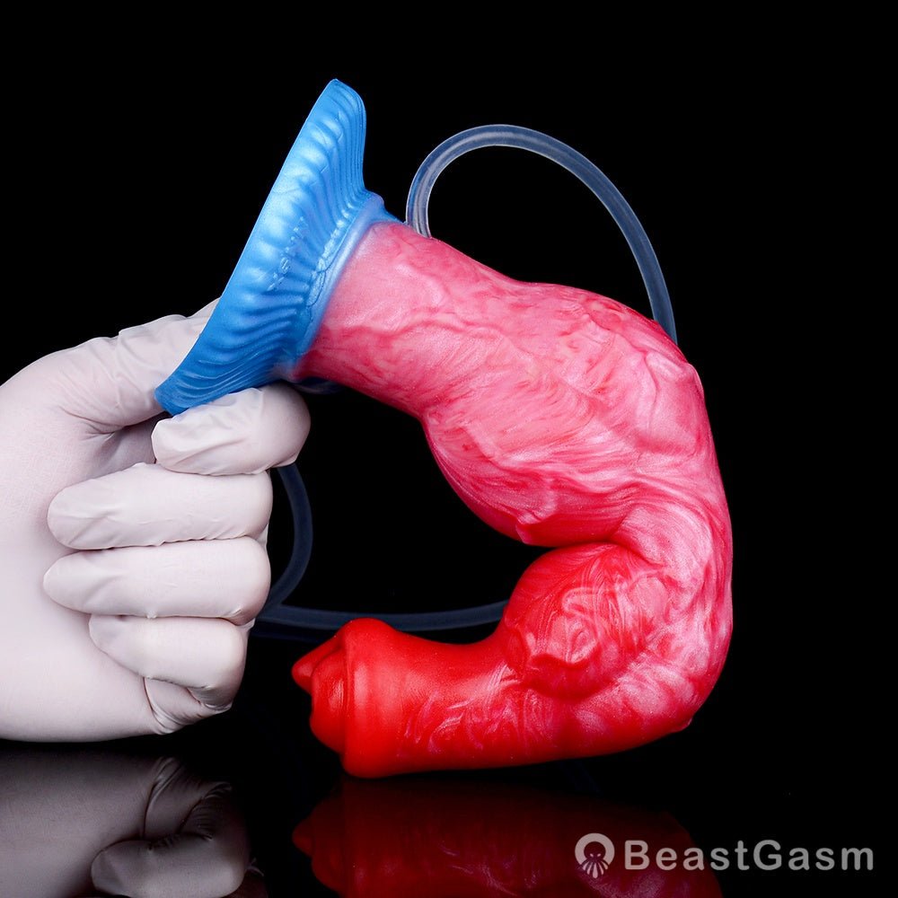 Grootslang Ejaculating Inflatable Dildo M – Inflate & Squirt Fun - BeastGasm