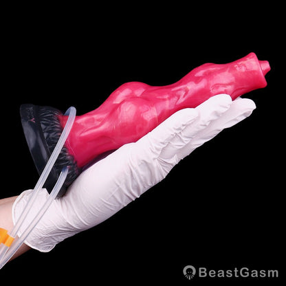 Grootslang Monster Dildo: Double Knot & Squirting Power🐘🐍 - BeastGasm