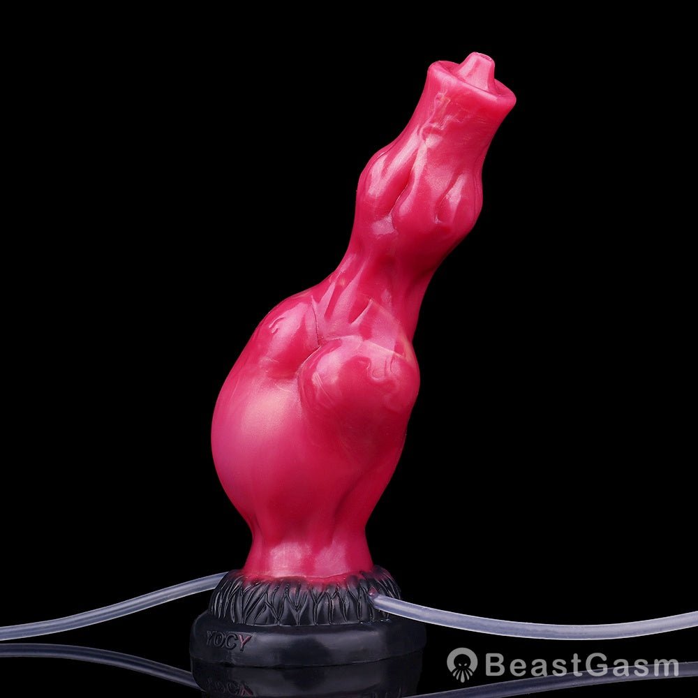 Grootslang Monster Dildo: Double Knot & Squirting Power🐘🐍 - BeastGasm