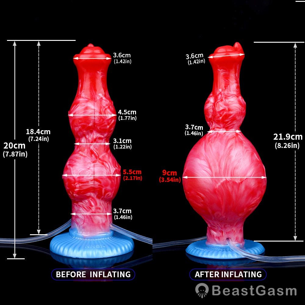 Grootslang S Ejaculating Inflatable Dildo – Small & Powerful - BeastGasm