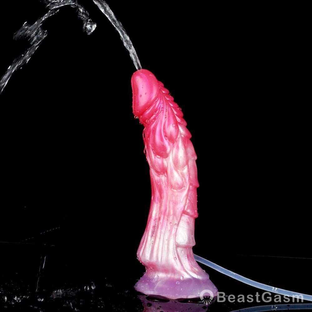 Haku 9” Ejaculating Dragon Dildo with Suction Base - BeastGasm