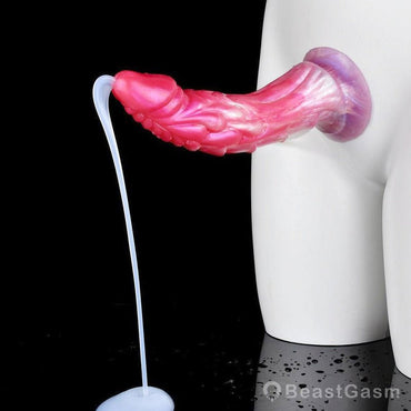 Haku 9” Ejaculating Dragon Dildo with Suction Base - BeastGasm