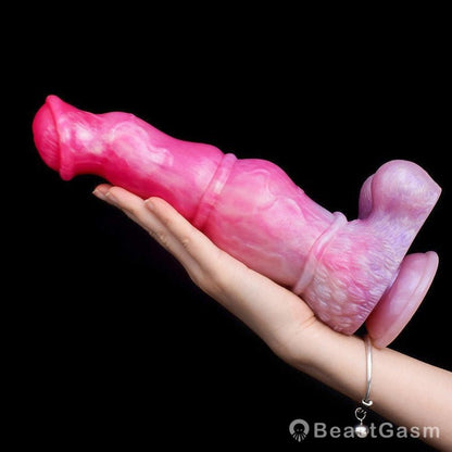 🐎 Haldor 10.2” Pegasus Horse Dildo – Suction Cup, Silicone, Waterproof - BeastGasm