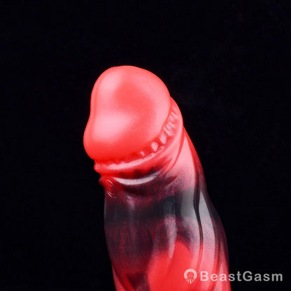 Herman Blood - Red Penis Extender – Scaled & Vibrating - BeastGasm