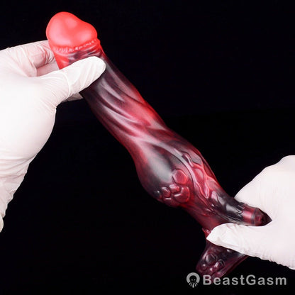 Herman Blood - Red Penis Extender – Scaled & Vibrating - BeastGasm