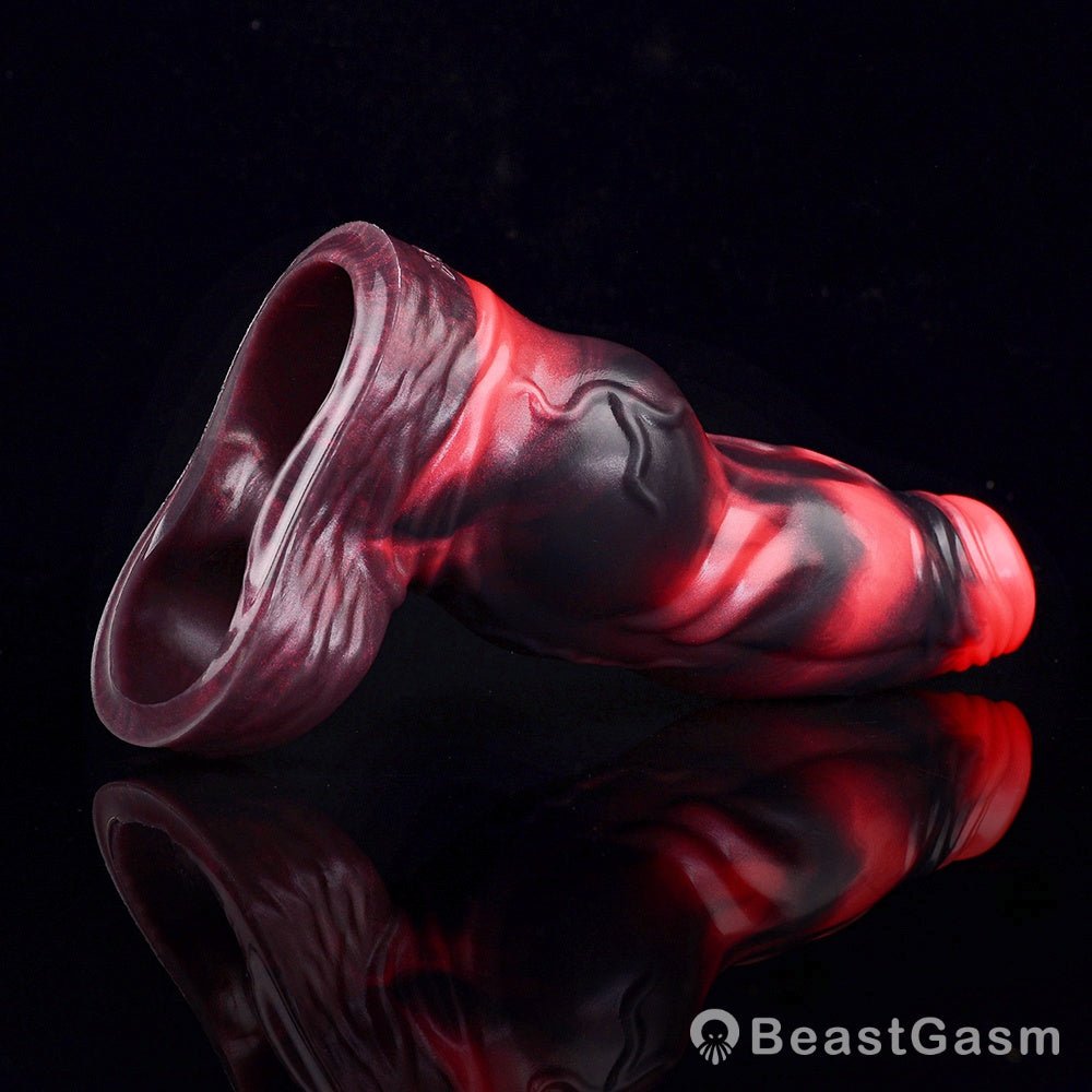 Hiram Vibrating Cock Sleeve – Lifelike Extender Pleasure - BeastGasm