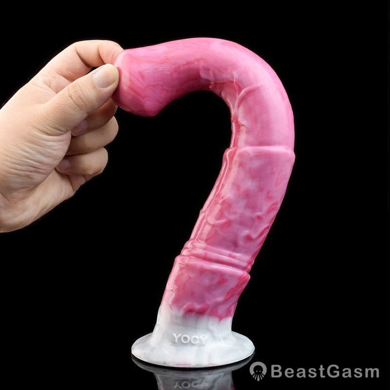 🐴 Horse Vibrator Dildo – 11” Realistic Fantasy Toy with Suction - BeastGasm
