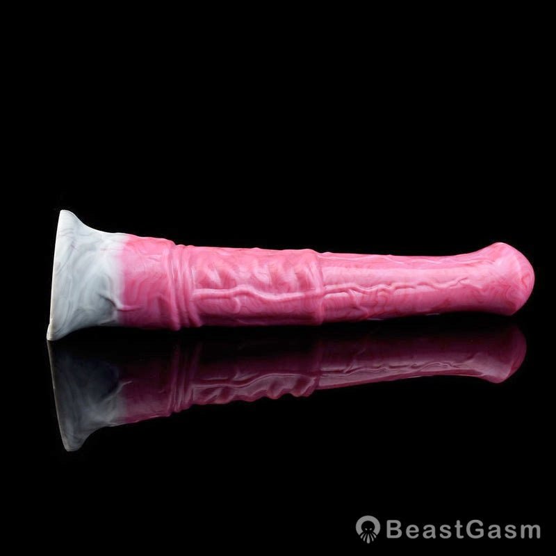 🐴 Horse Vibrator Dildo – 11” Realistic Fantasy Toy with Suction - BeastGasm