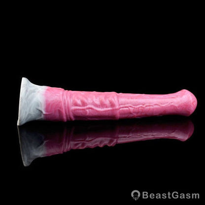 🐴 Horse Vibrator Dildo – 11” Realistic Fantasy Toy with Suction - BeastGasm