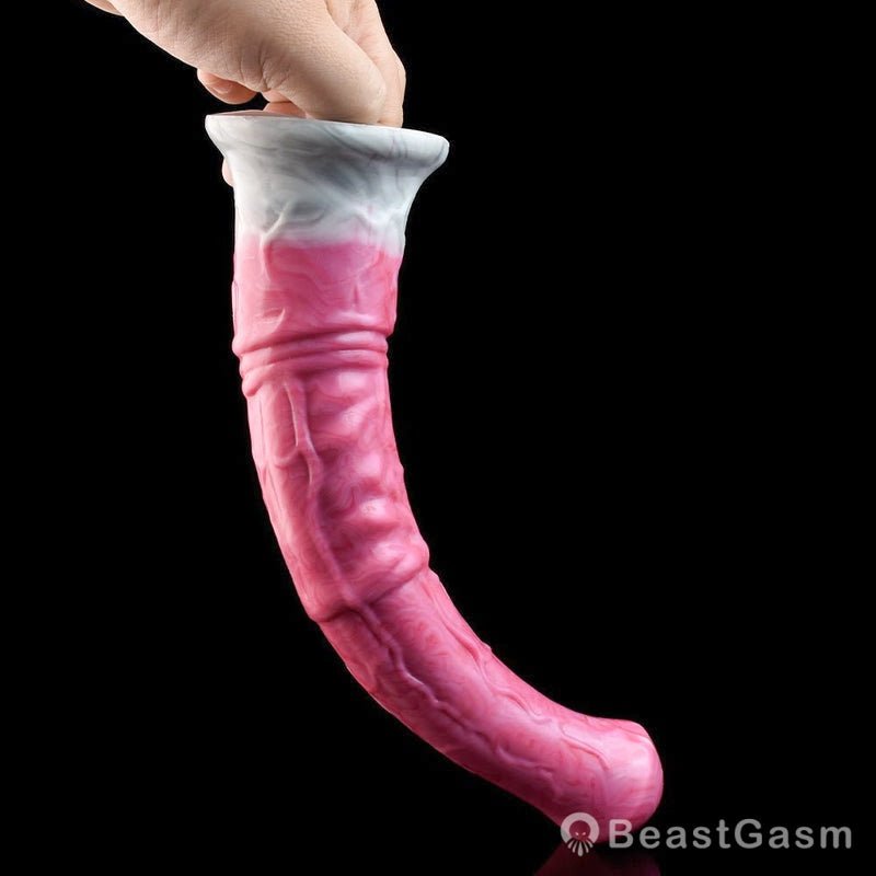 🐴 Horse Vibrator Dildo – 11” Realistic Fantasy Toy with Suction - BeastGasm