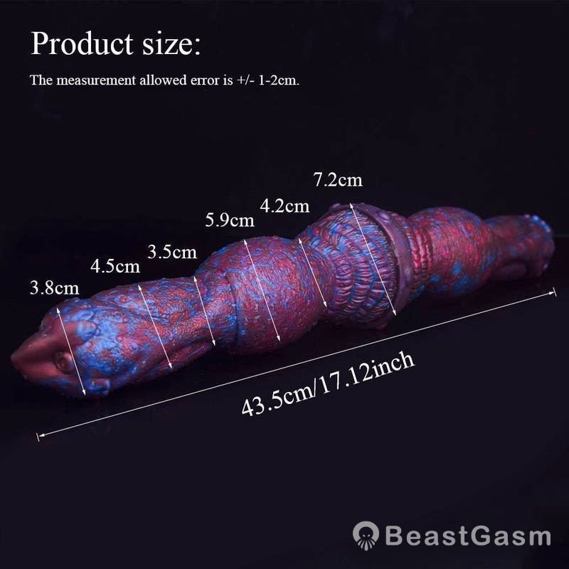 👹 Huge Knot Fantasy Dildo – Dual - Ended Design for Intense Pleasure - BeastGasm