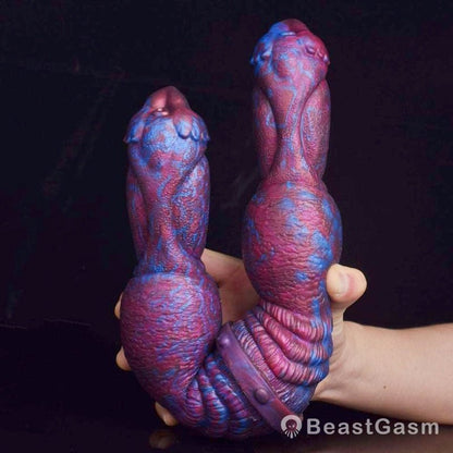 👹 Huge Knot Fantasy Dildo – Dual - Ended Design for Intense Pleasure - BeastGasm