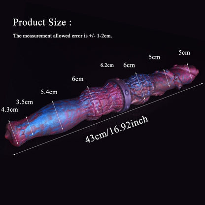 🐴 🦑 ICARIA Double - Ended Horse Tentacle Dildo – Dual Fantasy Fun - BeastGasm