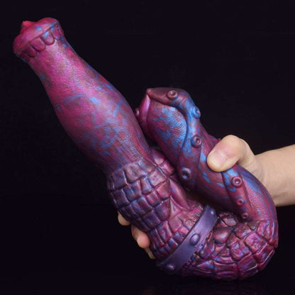 🐴 🦑 ICARIA Double - Ended Horse Tentacle Dildo – Dual Fantasy Fun - BeastGasm