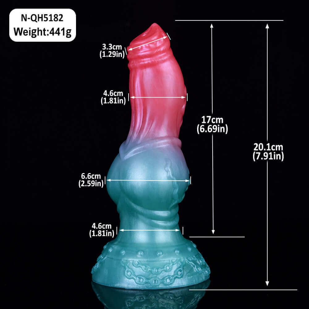 Ice Monster Dildo Barbegazi – Huge Knotted Power - BeastGasm