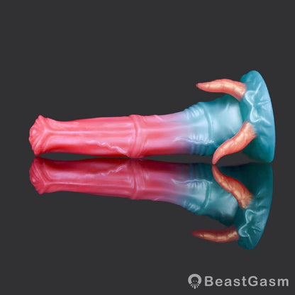 Ice Monster Dildo With Horns – Deep & Magical Fun - BeastGasm