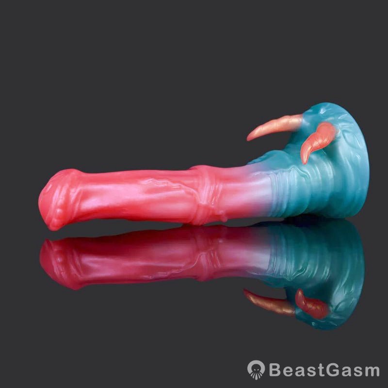 Ice Monster Dildo With Horns – Deep & Magical Fun - BeastGasm