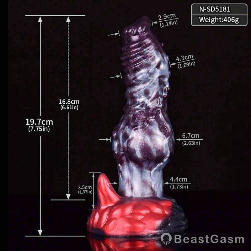🔥 Icy Monster Dildo That Drills for Intense Pleasure - BeastGasm