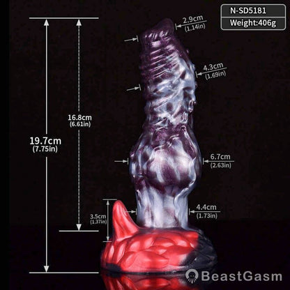 🔥 Icy Monster Dildo That Drills for Intense Pleasure - BeastGasm