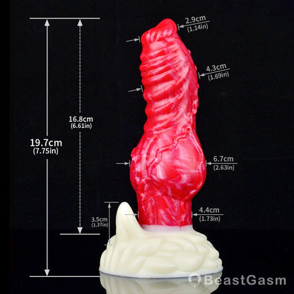 🔥 Icy Monster Dildo That Drills for Intense Pleasure - BeastGasm