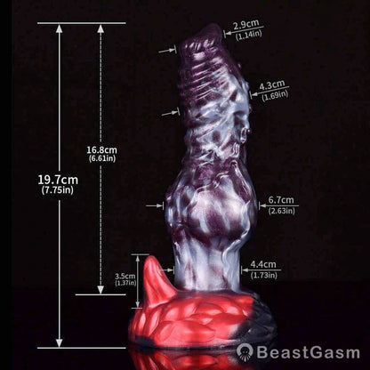 🔥 Icy Monster Dildo That Drills for Intense Pleasure - BeastGasm