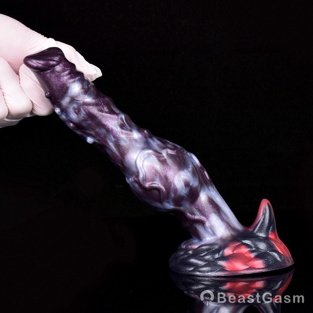 🔥 Icy Monster Dildo That Drills for Intense Pleasure - BeastGasm