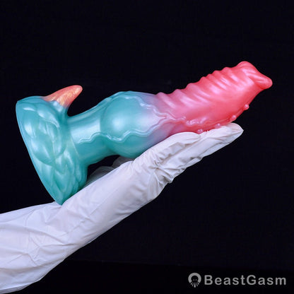 🔥 Icy Monster Dildo That Drills for Intense Pleasure - BeastGasm