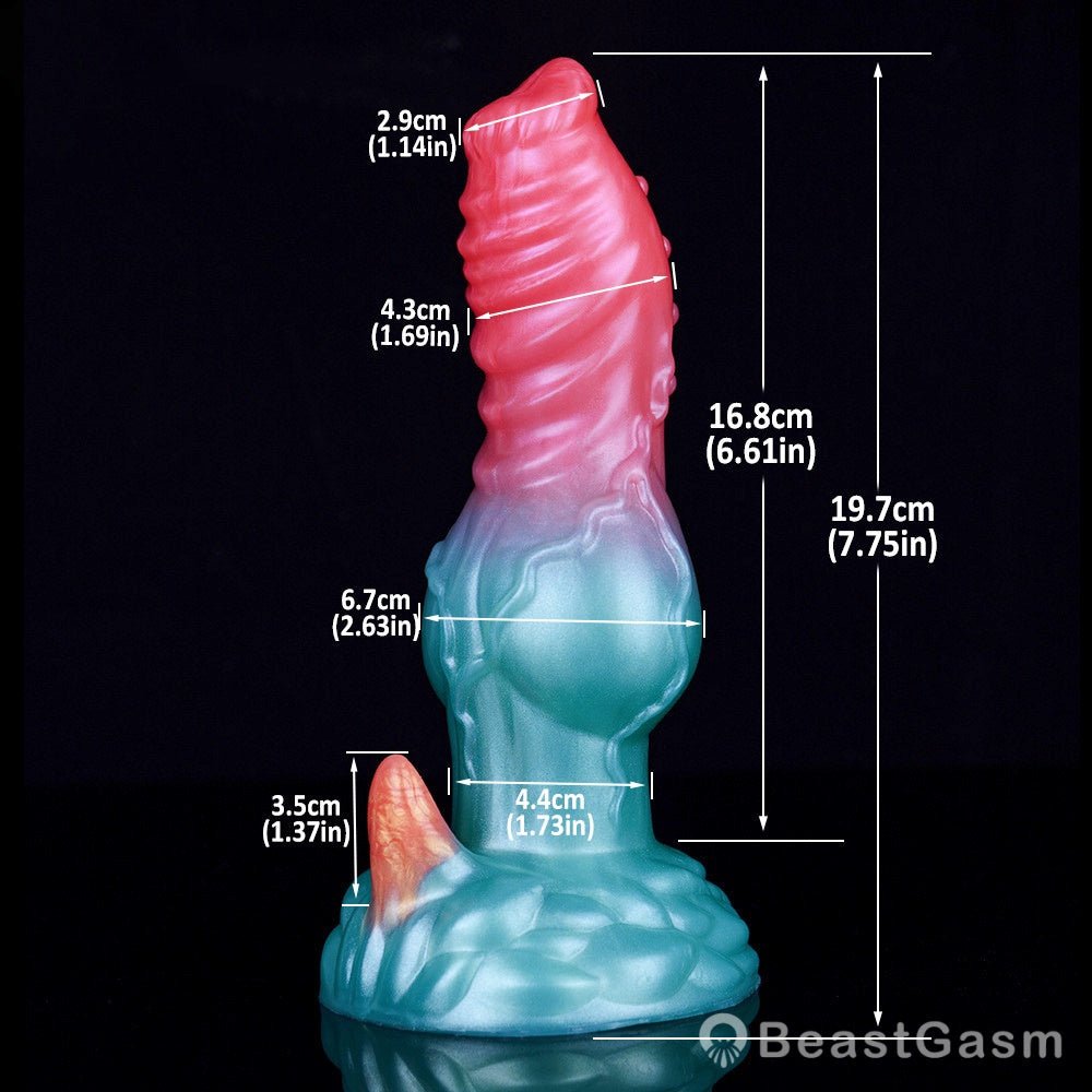 🔥 Icy Monster Dildo That Drills for Intense Pleasure - BeastGasm