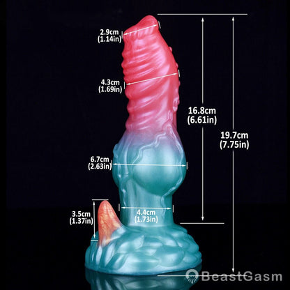 🔥 Icy Monster Dildo That Drills for Intense Pleasure - BeastGasm
