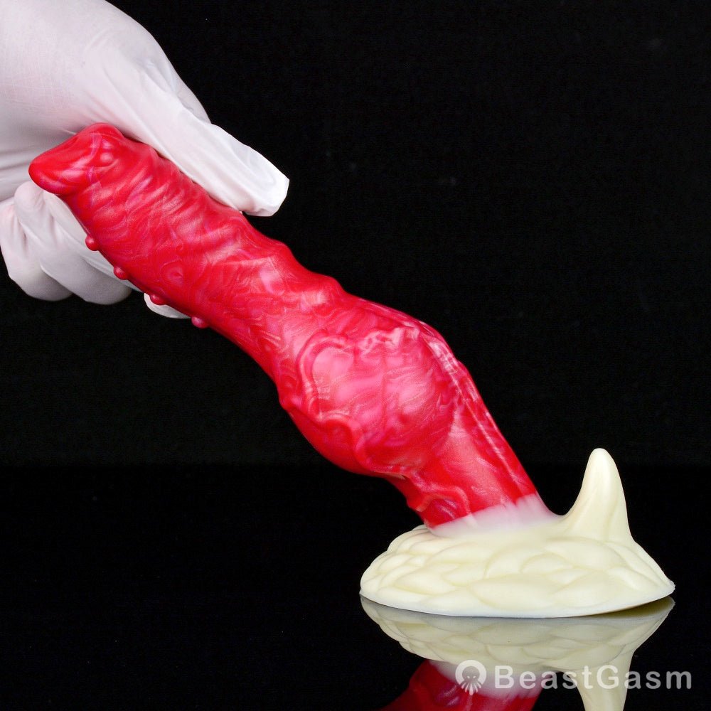 🔥 Icy Monster Dildo That Drills for Intense Pleasure - BeastGasm