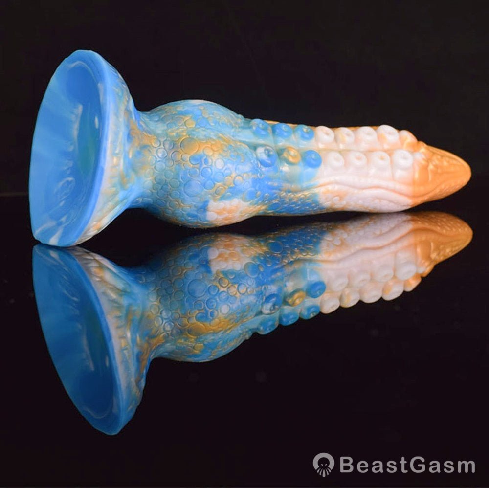 🐙 Icy Tentacle Dildo – Slippery, Satisfying, Silicone - BeastGasm