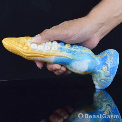 🐙 Icy Tentacle Dildo – Slippery, Satisfying, Silicone - BeastGasm