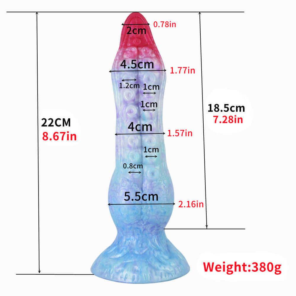 Icy Tentacle Dildo – Slippery, Satisfying, Silicone - BeastGasm