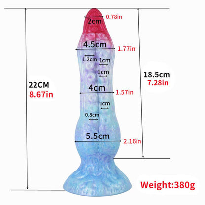 Icy Tentacle Dildo – Slippery, Satisfying, Silicone - BeastGasm