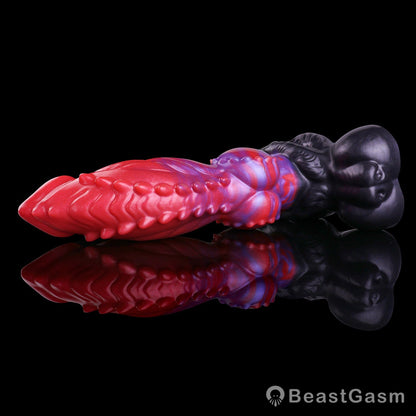 🐕 Ignite Feral Desires | Crimson Hellhound Fantasy Dog Dildo - BeastGasm