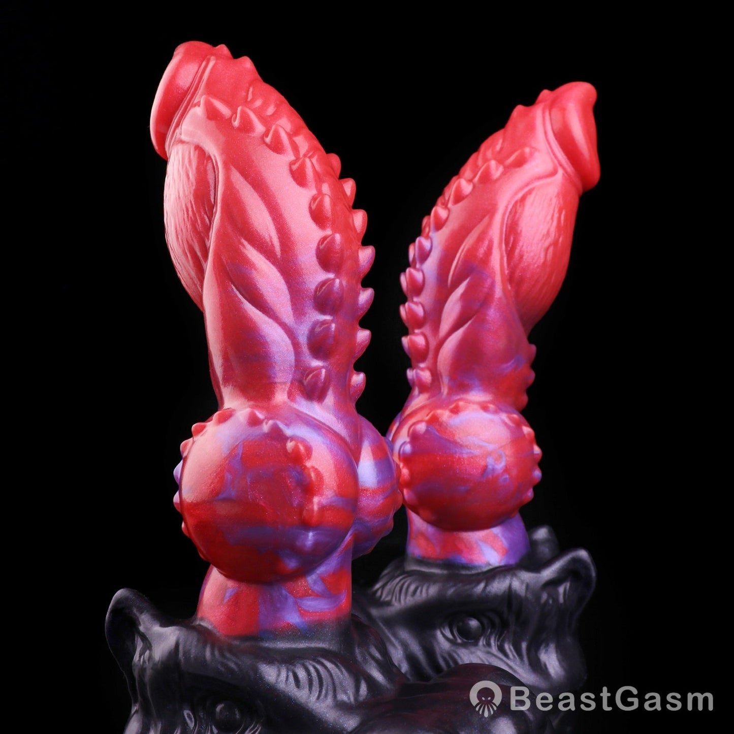 🐕 Ignite Feral Desires | Crimson Hellhound Fantasy Dog Dildo - BeastGasm