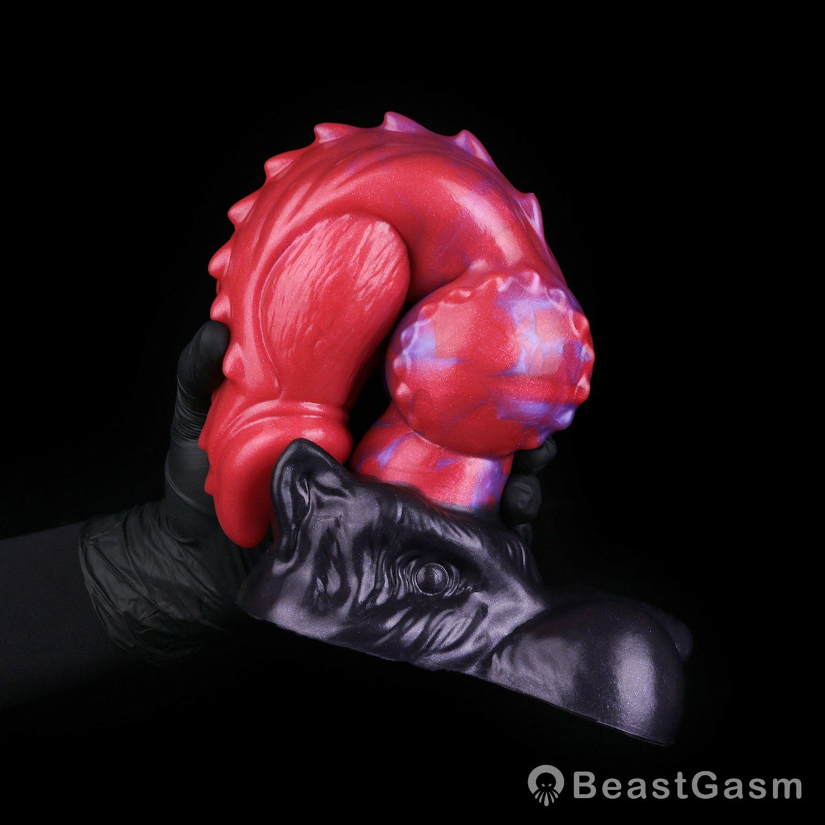 🐕 Ignite Feral Desires | Crimson Hellhound Fantasy Dog Dildo - BeastGasm