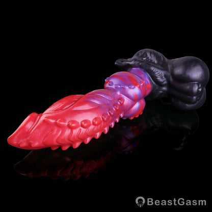🐕 Ignite Feral Desires | Crimson Hellhound Fantasy Dog Dildo - BeastGasm
