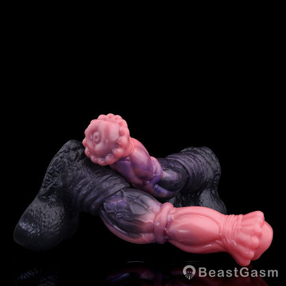 🎠 Inferno Stallion Fantasy Horse Dildo | Power Suction Base - BeastGasm
