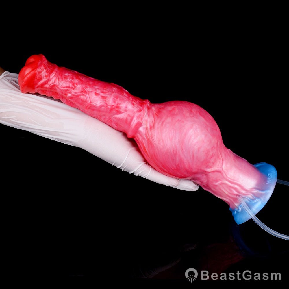 Inflatable Ejaculating Dildo – Realistic Cum Play by BeastGasm - BeastGasm