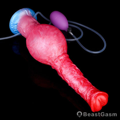 Inflatable Ejaculating Dildo – Realistic Cum Play by BeastGasm - BeastGasm