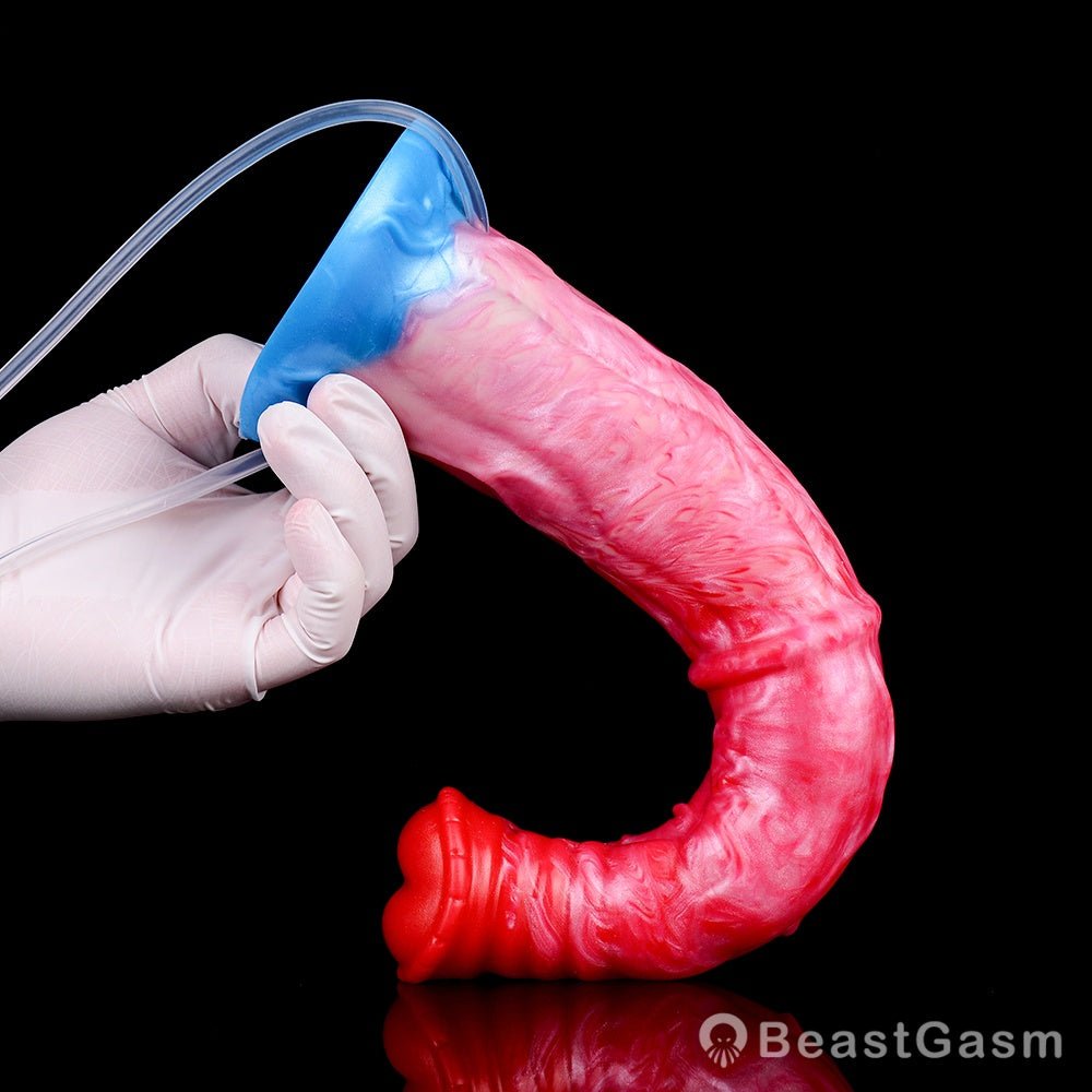 Inflatable Ejaculating Dildo – Realistic Cum Play by BeastGasm - BeastGasm