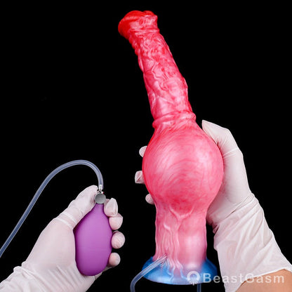 Inflatable Ejaculating Dildo – Realistic Cum Play by BeastGasm - BeastGasm