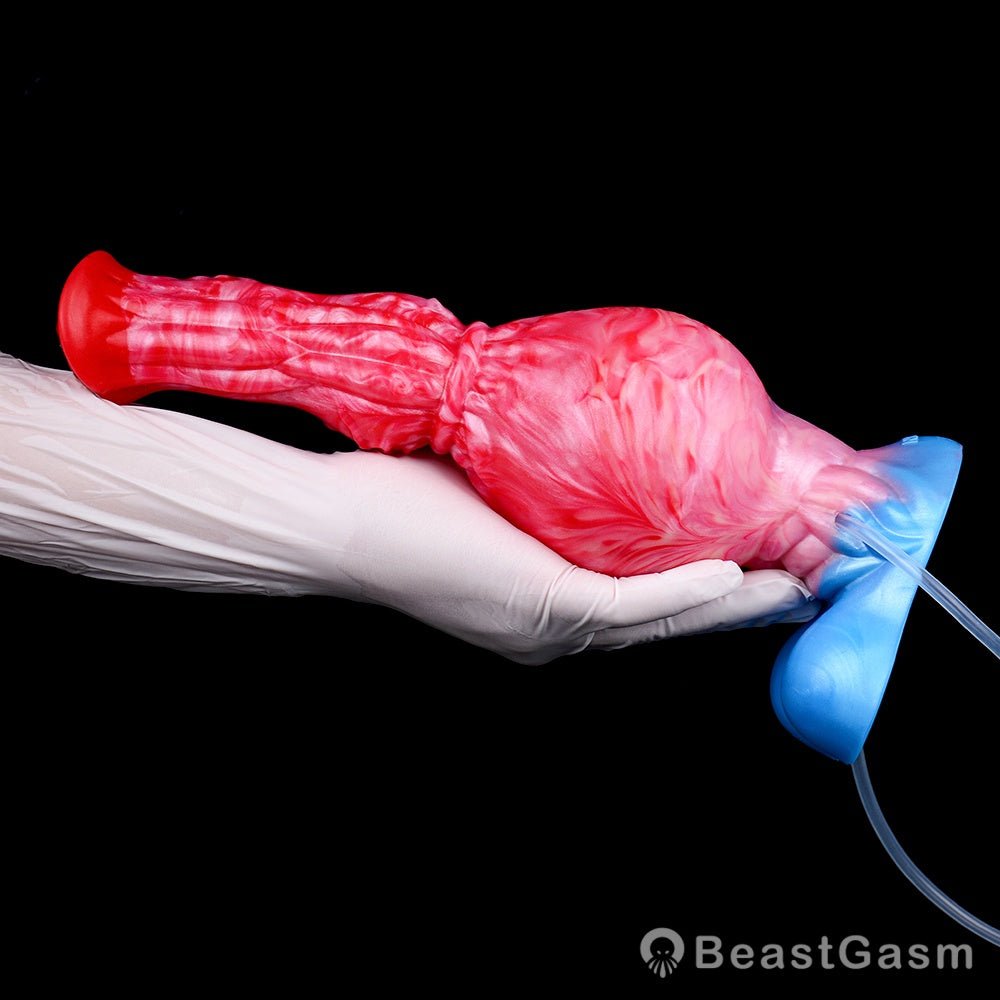 Inflatable Horse Dildo with Ejaculation – BeastGasm Fantasy Ride - BeastGasm