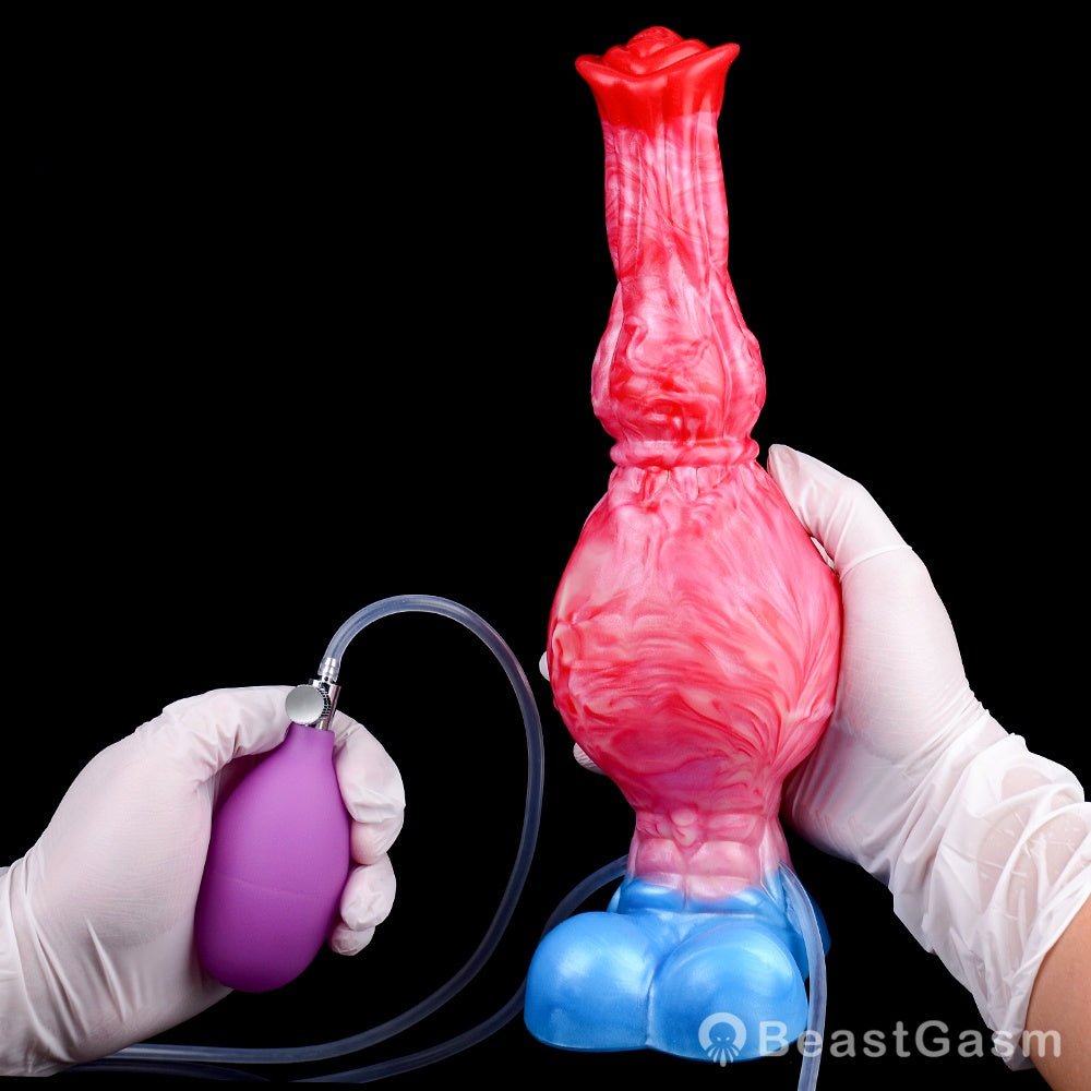 Inflatable Horse Dildo with Ejaculation – BeastGasm Fantasy Ride - BeastGasm