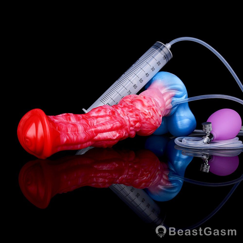 Inflatable Horse Dildo with Ejaculation – BeastGasm Fantasy Ride - BeastGasm