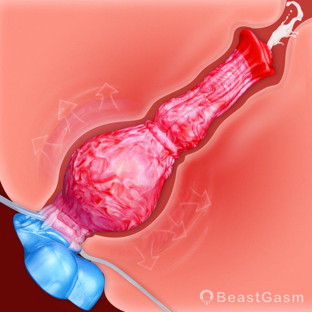 Inflatable Horse Dildo with Ejaculation – BeastGasm Fantasy Ride - BeastGasm