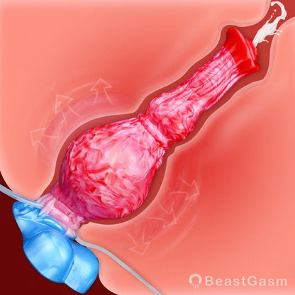 Inflatable Horse Dildo with Ejaculation – BeastGasm Fantasy Ride - BeastGasm