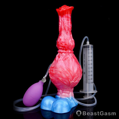 Inflatable Horse Dildo with Ejaculation – BeastGasm Fantasy Ride - BeastGasm