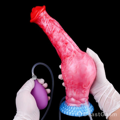 ⭐ Inflatable Squirting Horse Dildo – Realistic Ride by BeastGasm - BeastGasm